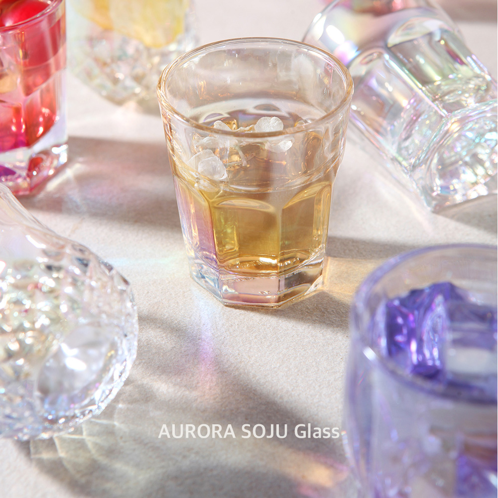 Cozycotton – AURORA 燒酒杯 4P Set (4colors)韓國廚具