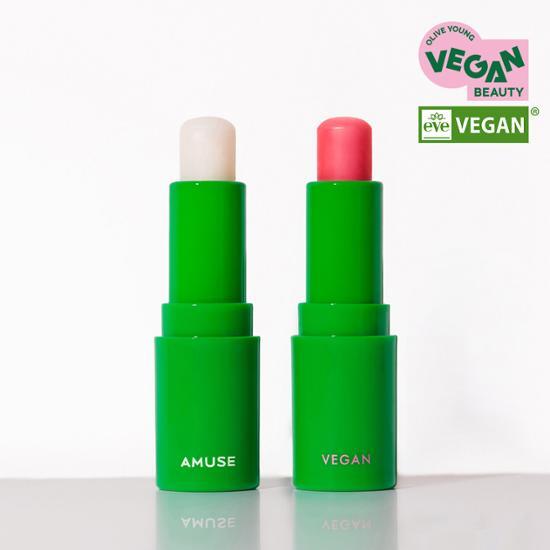 韓國 AMUSE Vegan Green Lip Balm Amuse 純素綠色潤唇膏