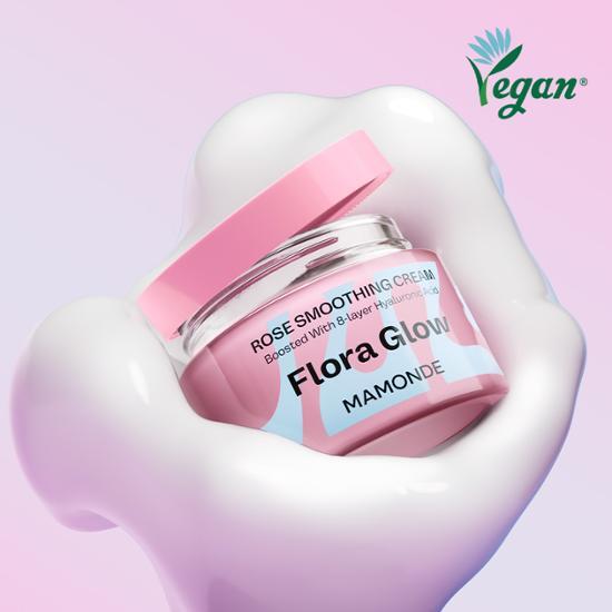 韓國 Mamonde Flora Glow Rose Smoothing Cream 花光玫瑰柔滑霜 50ml