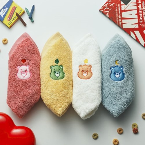【韓國直送】Care Bears 角色環巾｜케어베어 캐릭터 어린이집 고리수건