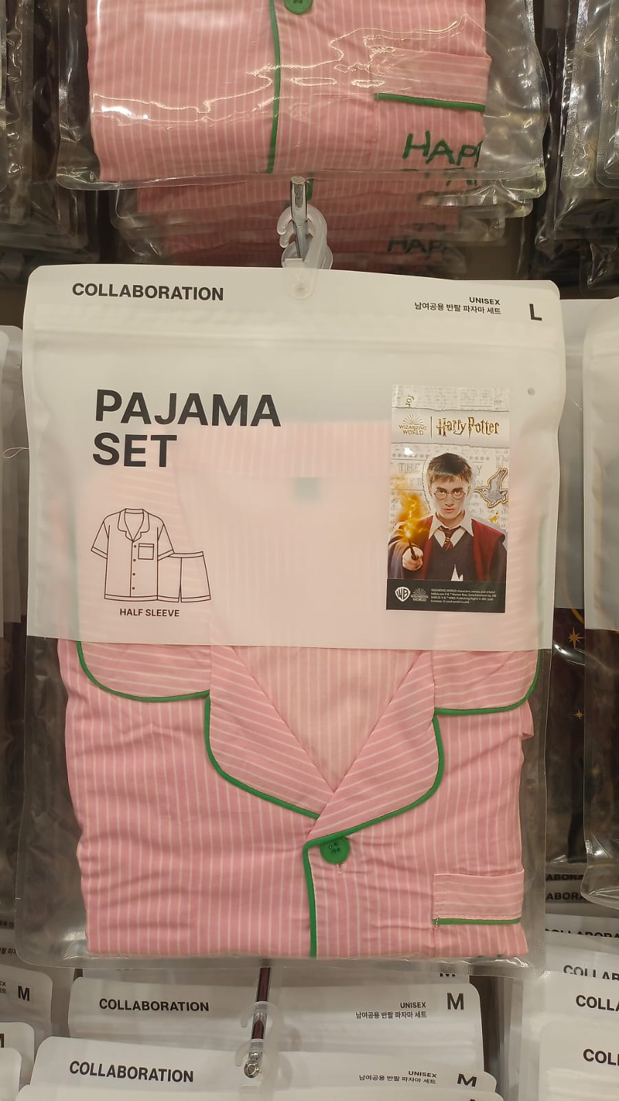 韓國 SPAO 睡衣套裝 (成人)  | 哈利波特 粉紅色 | 截單日期：19/03/2024 19:00PM | 預計3月尾左右到貨。