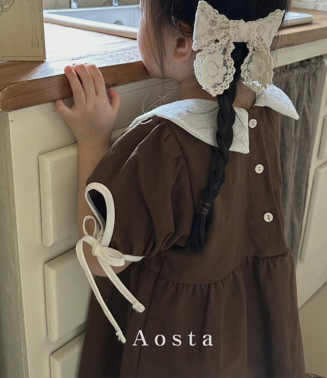 AOSTA 2023 Summer OPS 韓國童裝連身裙