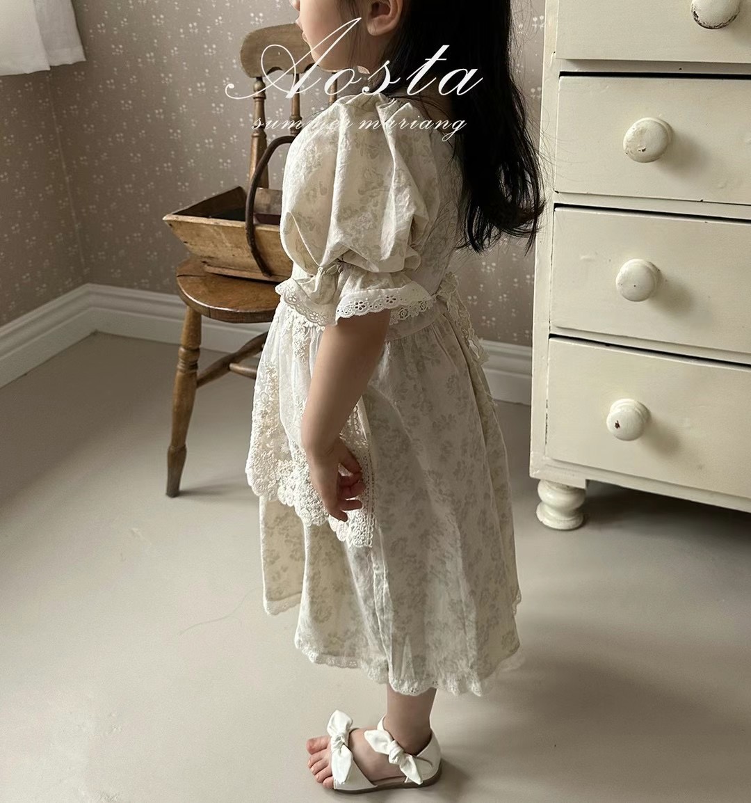 AOSTA 2023 Marian OPS 韓國童裝連身裙 (3色)