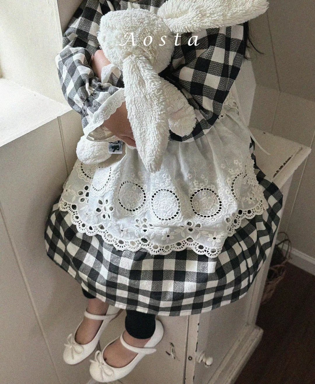 AOSTA 2023♡Lace Apron 韓國童裝圍裙