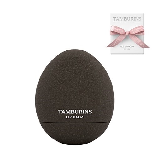 【禮品套裝】 Tamburins Lip Balm Gift Set 鈴鼓雞蛋潤唇膏禮品套裝 WOODY GREEN | 禮物推薦 | JENNIE同款 